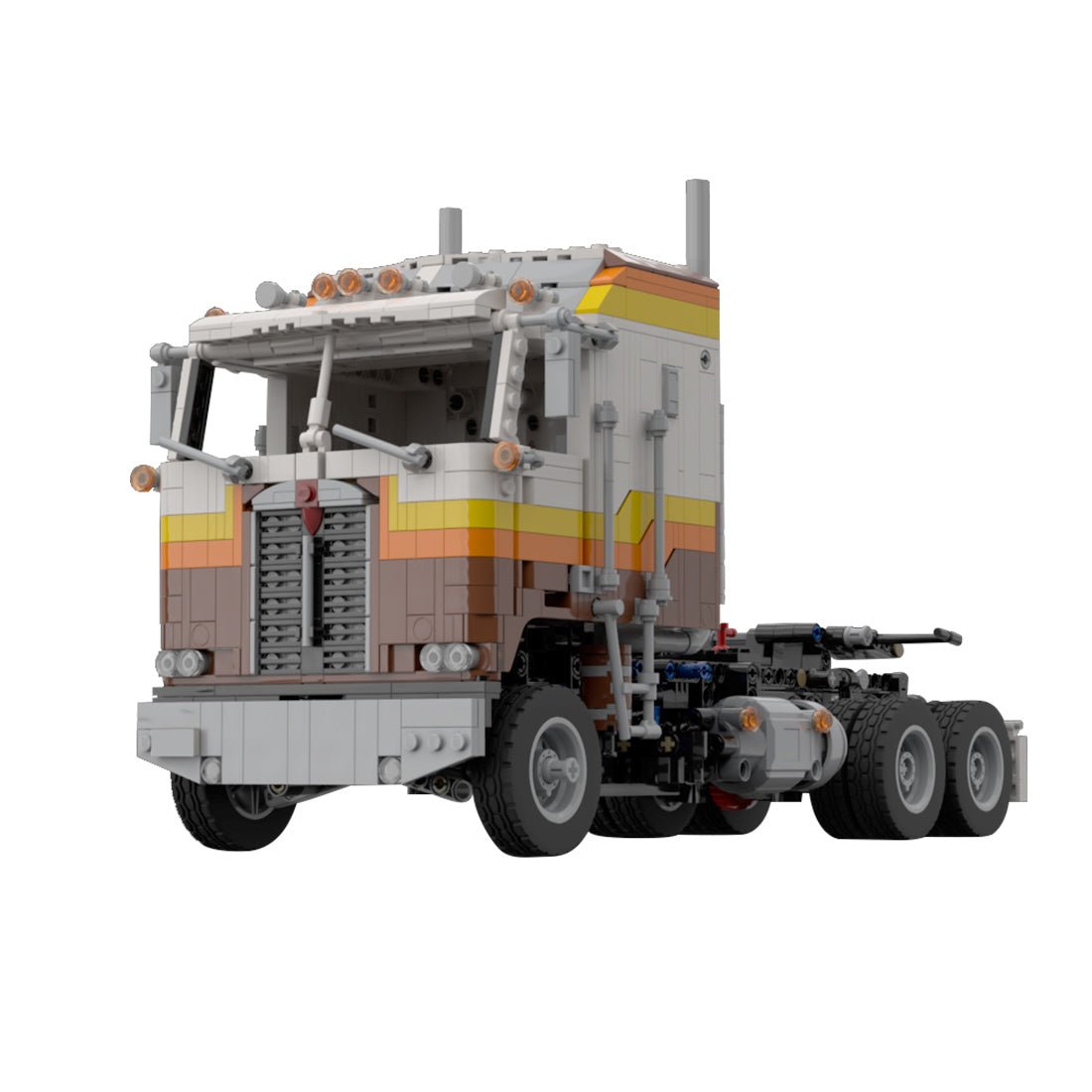 MOC - 141909 Kenworth K100 Aerodyne Klemmbausteine - LesDiyproduct_type##