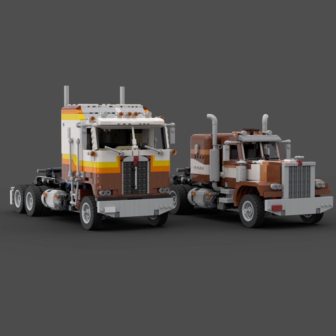 MOC - 141909 Kenworth K100 Aerodyne Klemmbausteine - LesDiy - Klemmbausteine