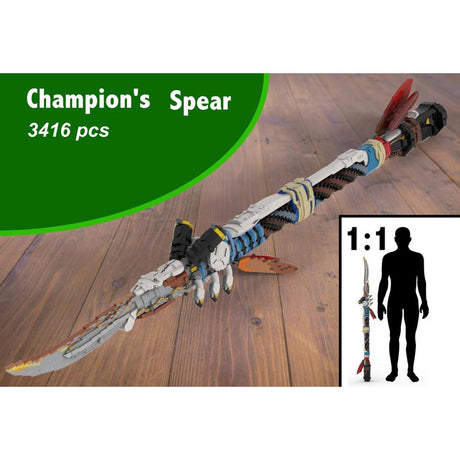 MOC - 142400 Horizon Forbidden West 1:1 scale Champion's Spear Klemmbausteine - LesDiy - Klemmbausteine