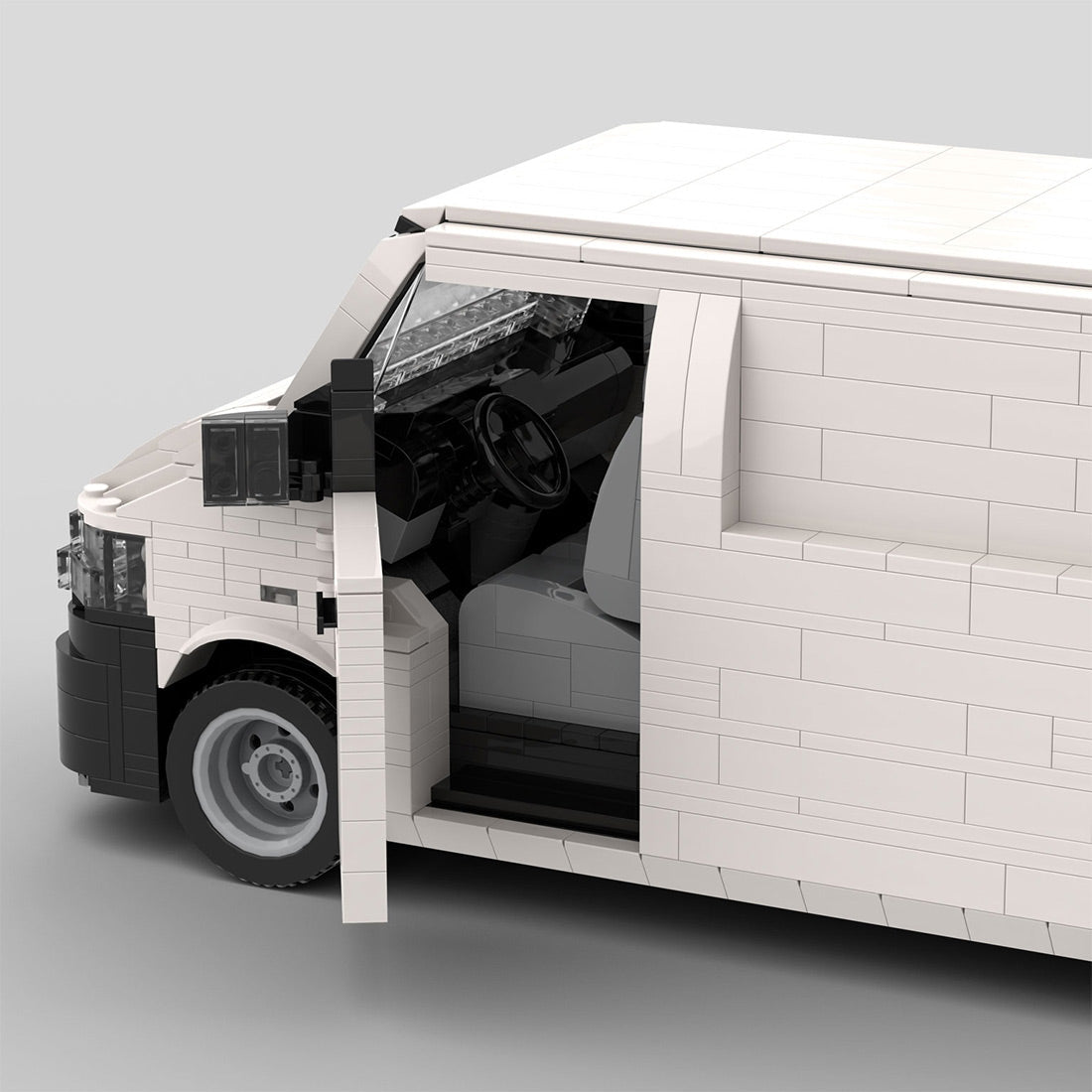 MOC-142701 VW T5 Transporter Klemmbausteine-LesDiy-Klemmbausteine