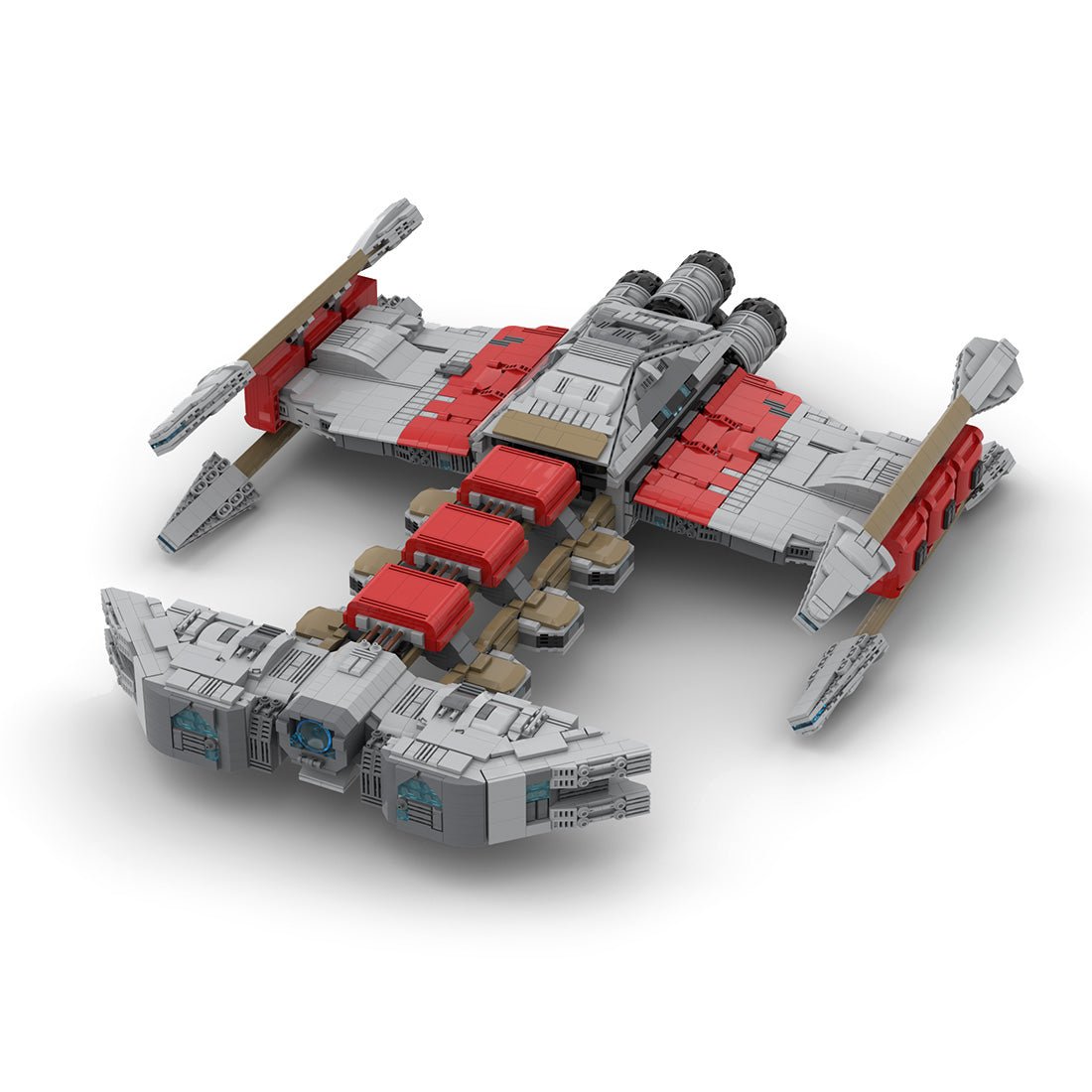 MOC - 143956 Terran Battlecruiser Klemmbausteine - LesDiy - Klemmbausteine
