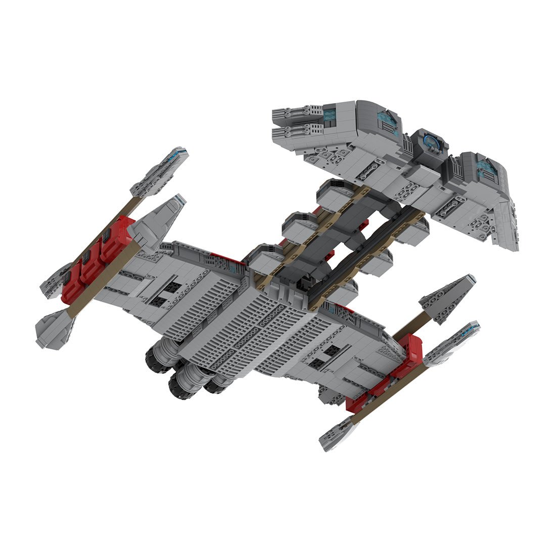 MOC - 143956 Terran Battlecruiser Klemmbausteine - LesDiy - Klemmbausteine