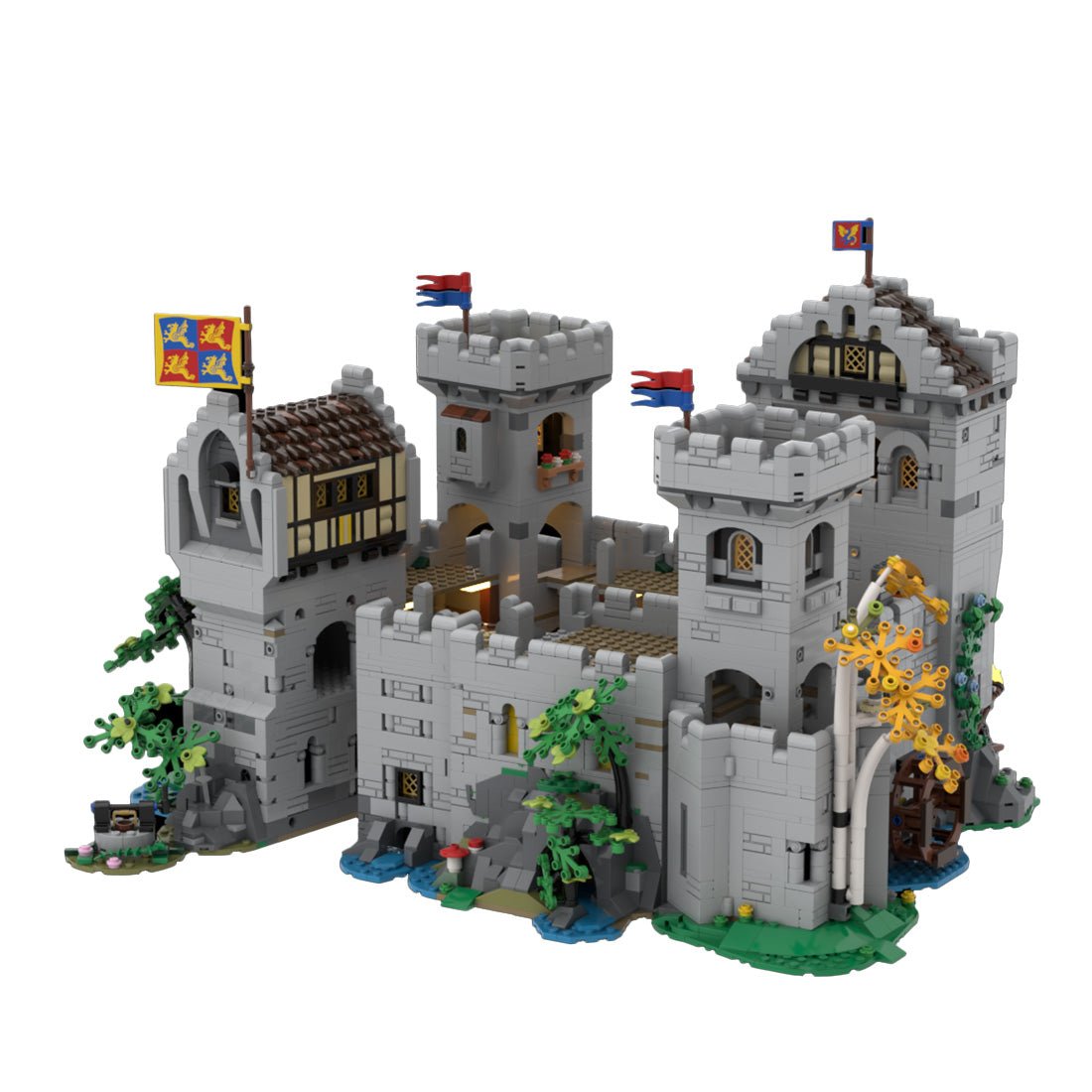 MOC - 144534 Knight's Castle Klemmbausteine - LesDiy - Klemmbausteine