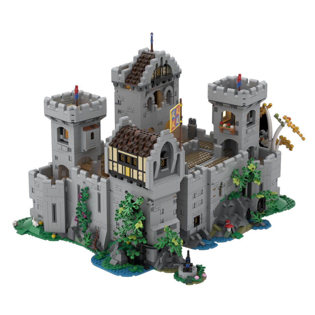 MOC - 144534 Knight's Castle Klemmbausteine - LesDiy - Klemmbausteine