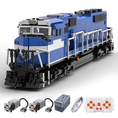 MOC - 144909 SD70MAC Conrail Klemmbausteine - LesDiy - Klemmbausteine