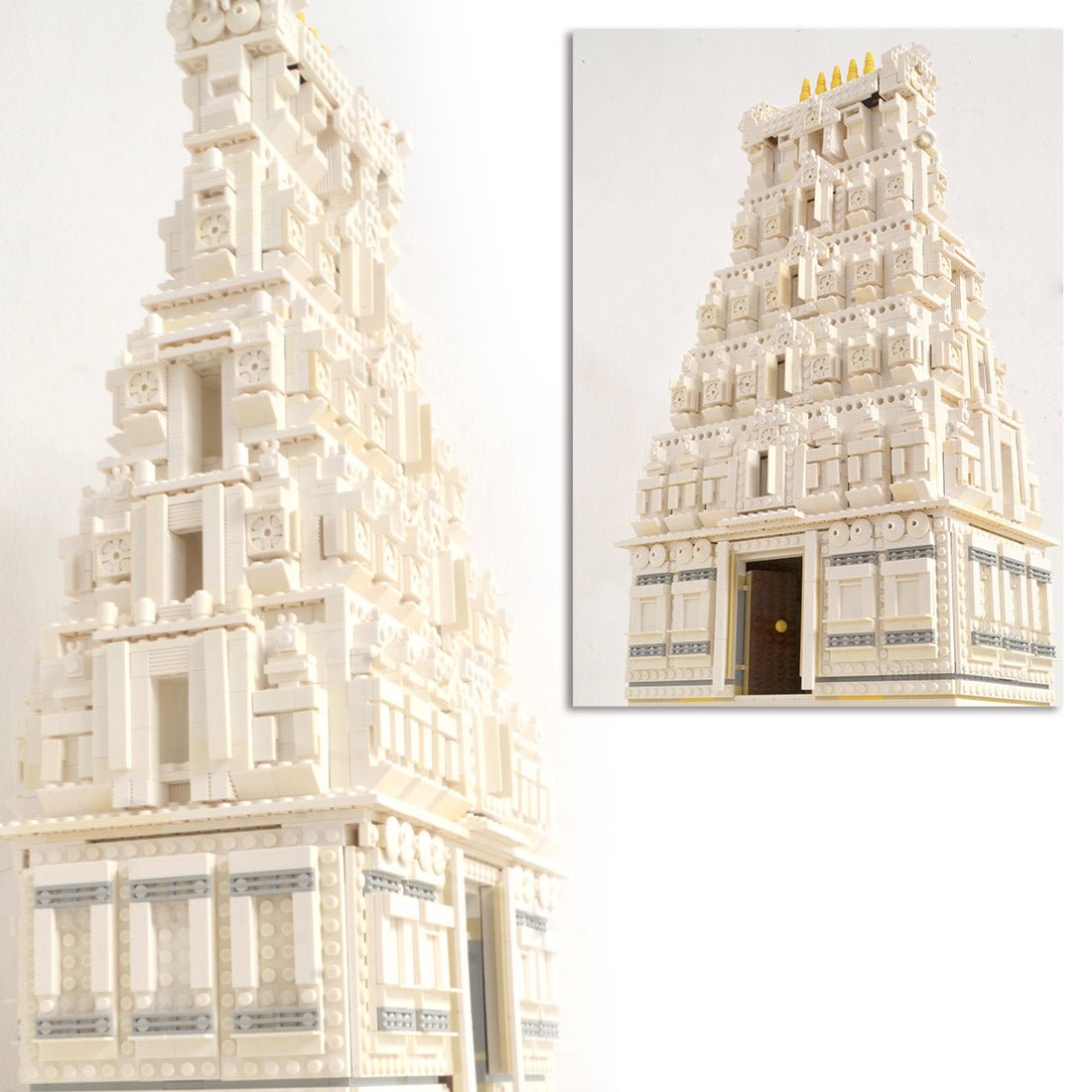 MOC - 145325 Temple tower 10256 Taj Mahal Alternate Klemmbausteine - LesDiyproduct_type##