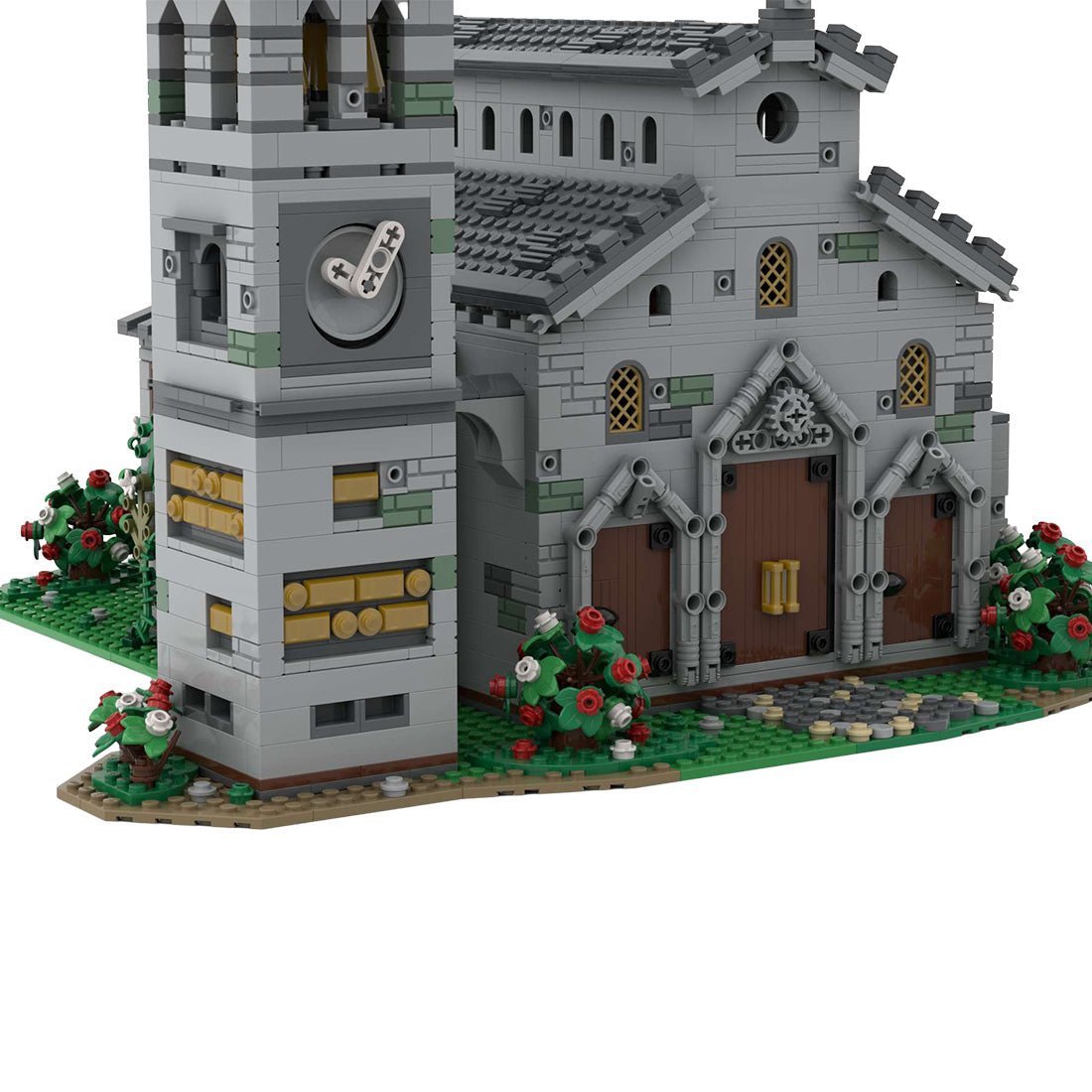 MOC - 148070 Medieval Cathedral Klemmbausteine - LesDiy - Klemmbausteine