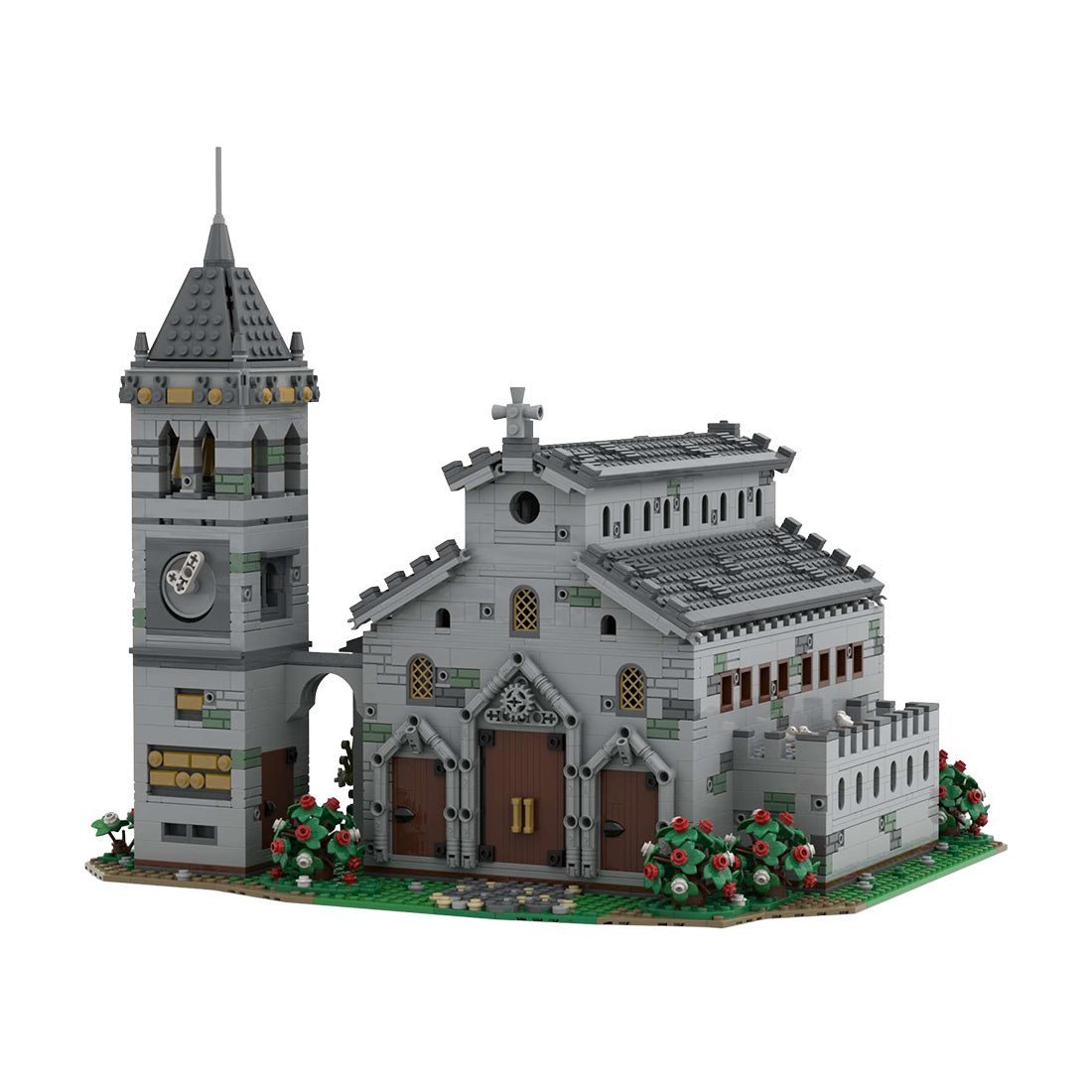 MOC - 148070 Medieval Cathedral Klemmbausteine - LesDiy - Klemmbausteine