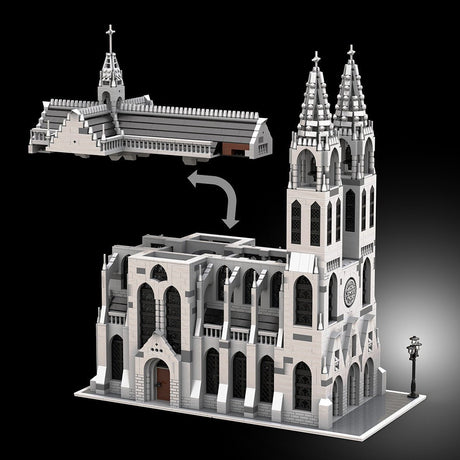 MOC - 148170 Gothic Cathedral Klemmbausteine - LesDiy - Klemmbausteine