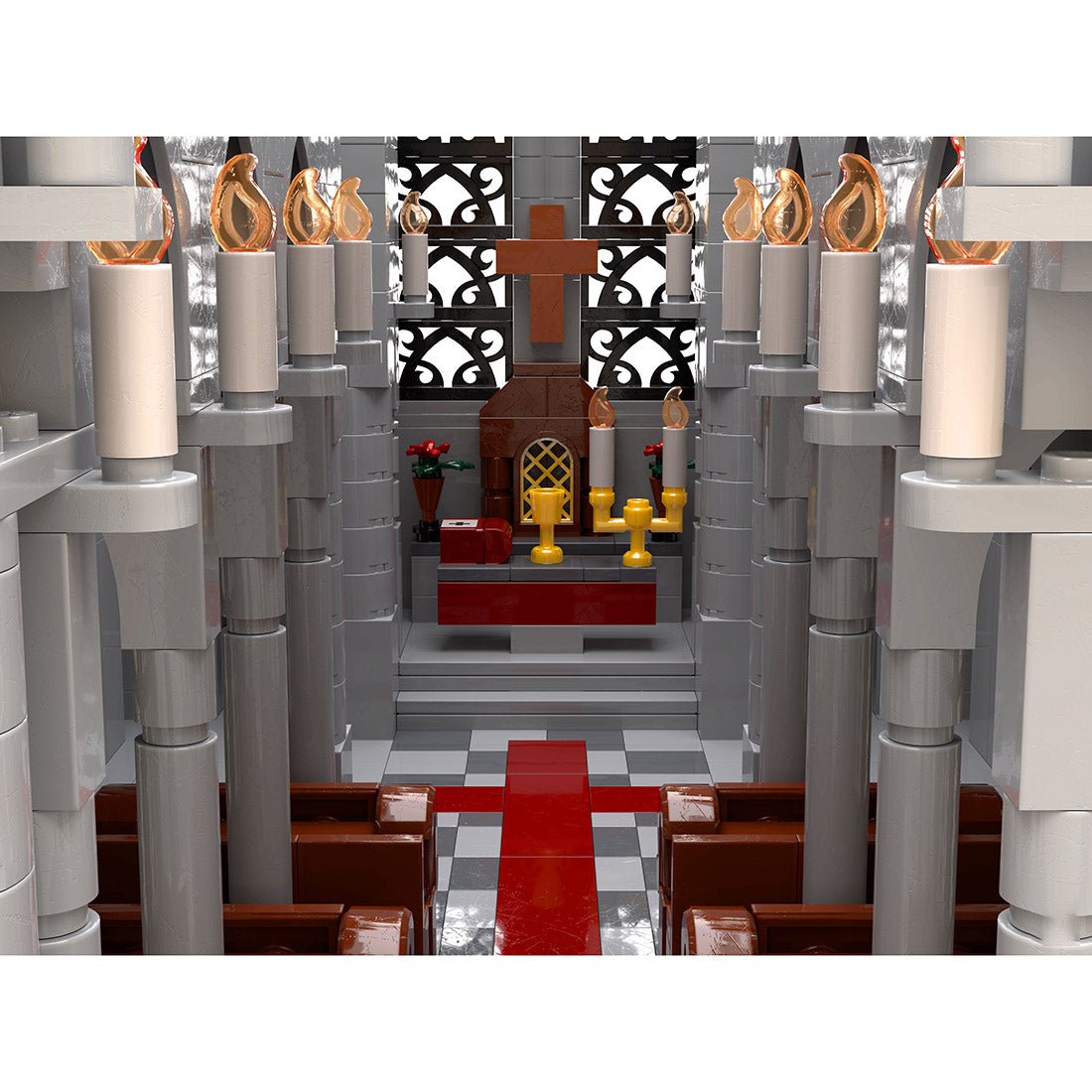 MOC - 148170 Gothic Cathedral Klemmbausteine - LesDiy - Klemmbausteine