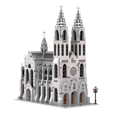 MOC - 148170 Gothic Cathedral Klemmbausteine - LesDiy - Klemmbausteine