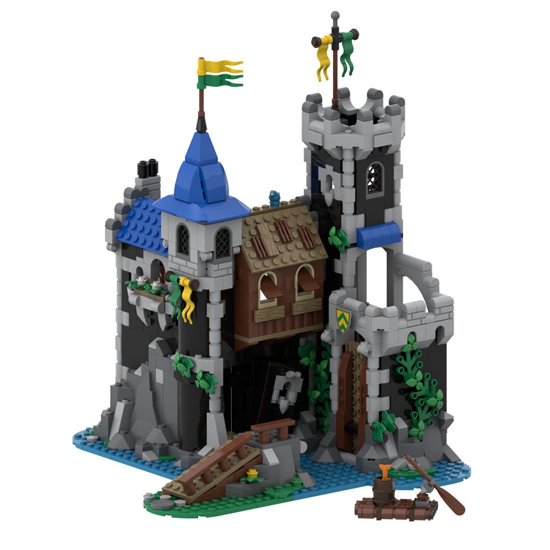 MOC - 148389 Fortress of Lakeside County (from BDP Series 1) Klemmbausteine - LesDiy - Klemmbausteine