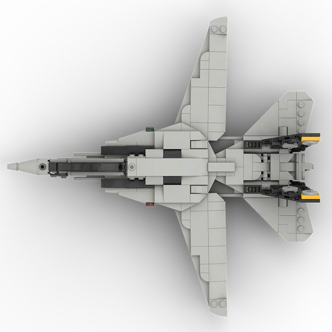 MOC - 148537 Grumman F - 14 TOMCAT - 1:70 Scale Klemmbausteine - LesDiy - Klemmbausteine