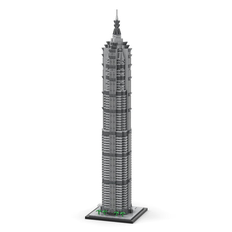 MOC - 148580 Jin Mao Tower 1:800 Scale Klemmbausteine - LesDiy - Klemmbausteine