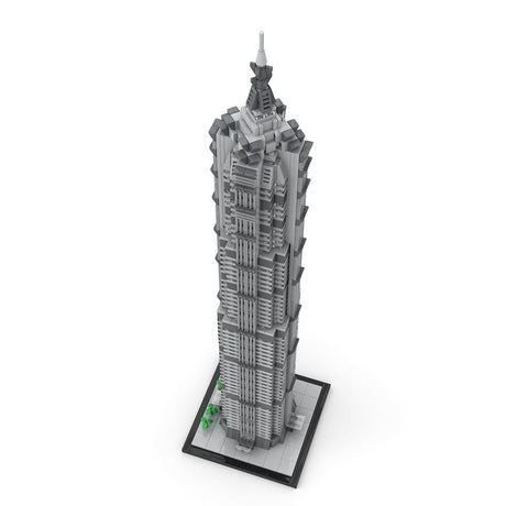 MOC - 148580 Jin Mao Tower 1:800 Scale Klemmbausteine - LesDiy - Klemmbausteine