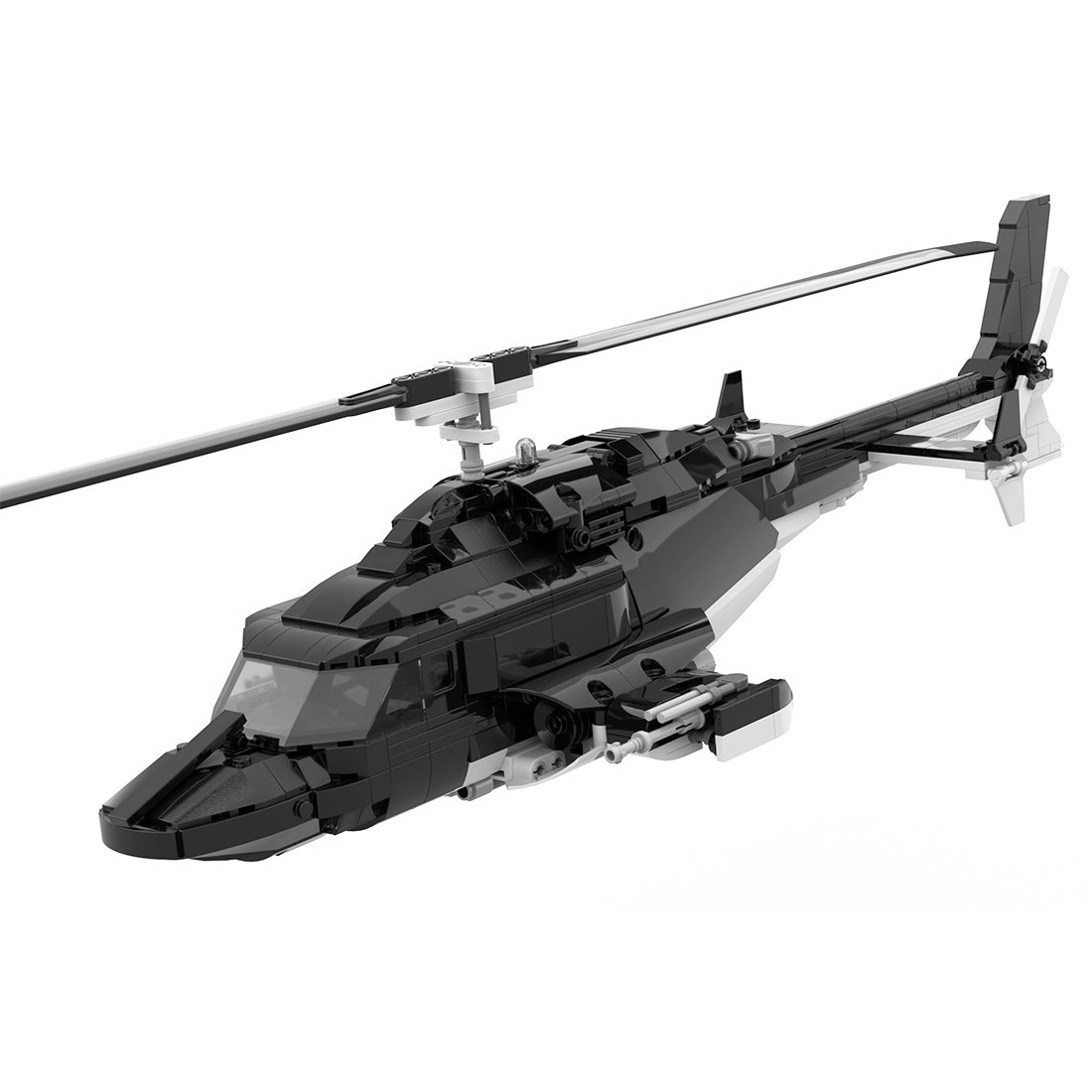 MOC - 149250 MOCturnal AIRWOLF Bell 222 Klemmbausteine - LesDiy - Klemmbausteine