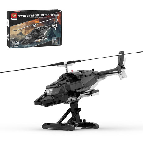 MOC - 149250 MOCturnal AIRWOLF Bell 222 Klemmbausteine - LesDiy - Klemmbausteine