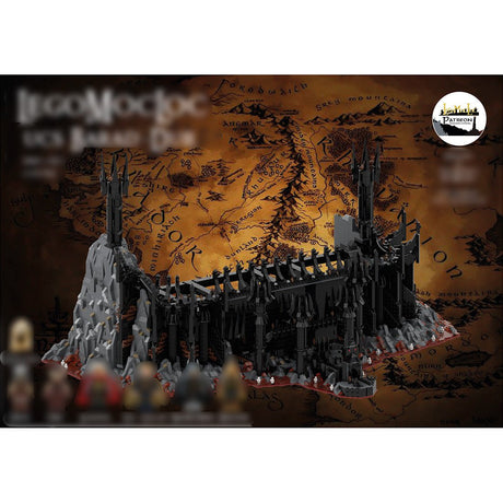 MOC - 150262 UCS Barad - Dur part 1/6 Klemmbausteine - LesDiy - Klemmbausteine