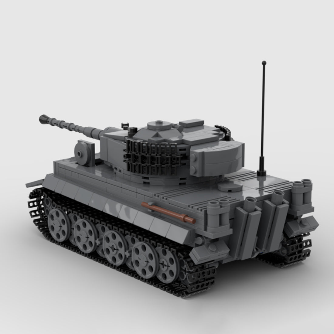MOC - 150338 Panzerkampfwagen VI Tiger 1 Klemmbausteine - LesDiy - Klemmbausteine