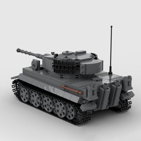 MOC - 150338 Panzerkampfwagen VI Tiger 1 Klemmbausteine - LesDiy - Klemmbausteine
