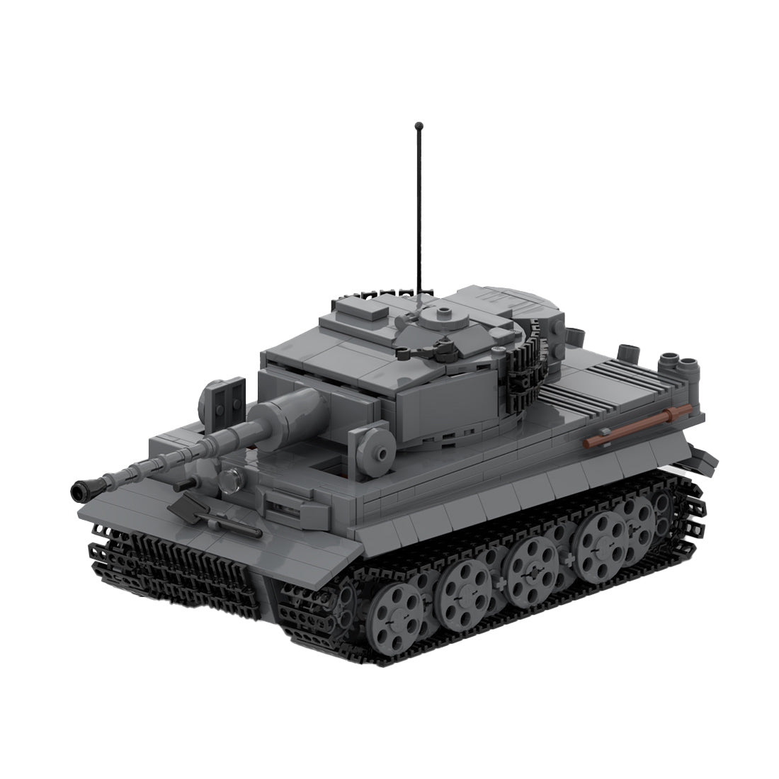 MOC - 150338 Panzerkampfwagen VI Tiger 1 Klemmbausteine - LesDiy - Klemmbausteine