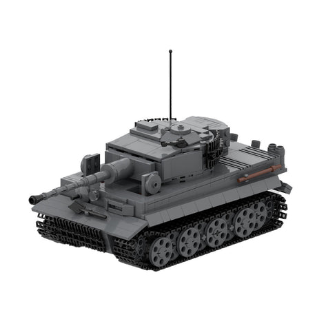 MOC - 150338 Panzerkampfwagen VI Tiger 1 Klemmbausteine - LesDiy - Klemmbausteine