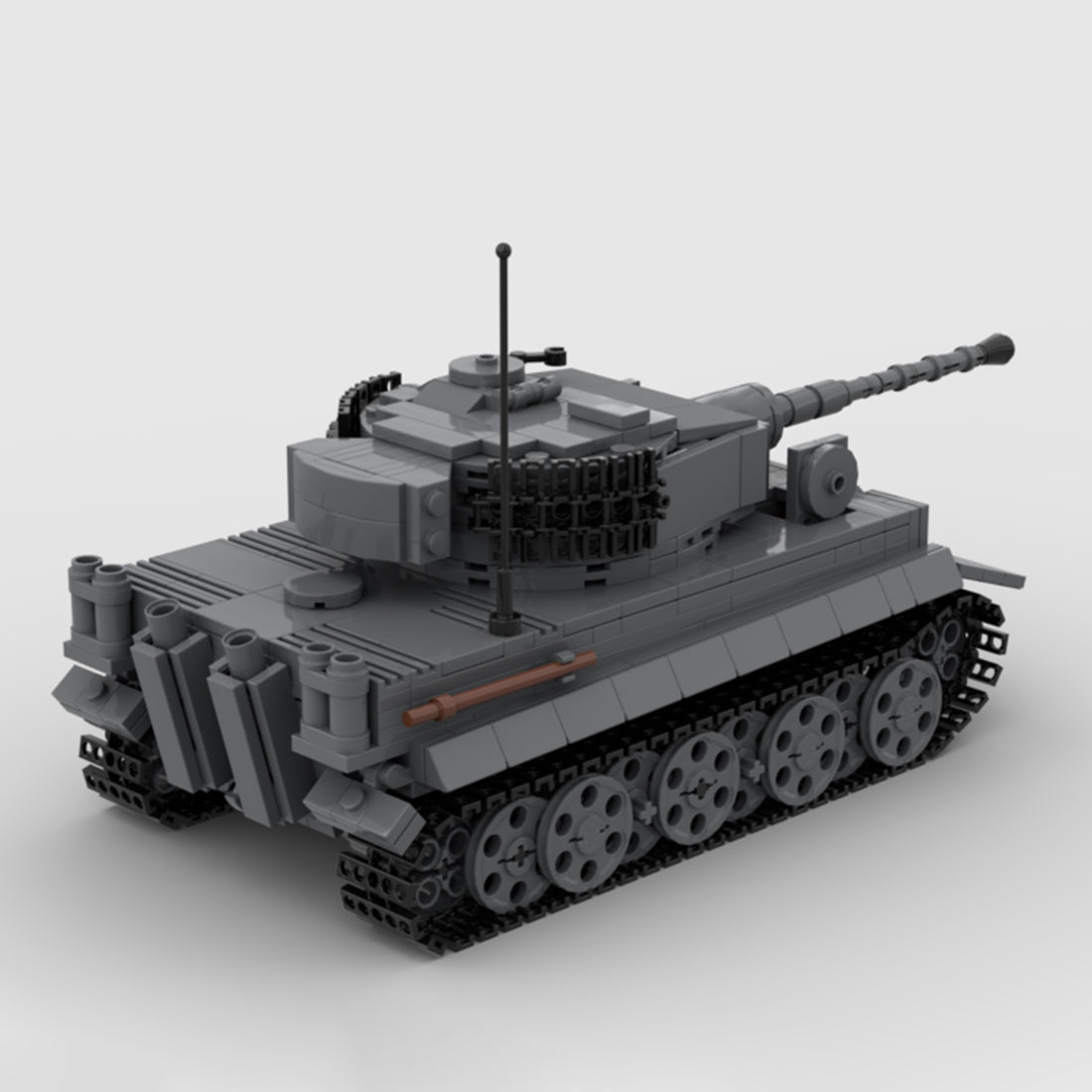 MOC - 150338 Panzerkampfwagen VI Tiger 1 Klemmbausteine - LesDiy - Klemmbausteine