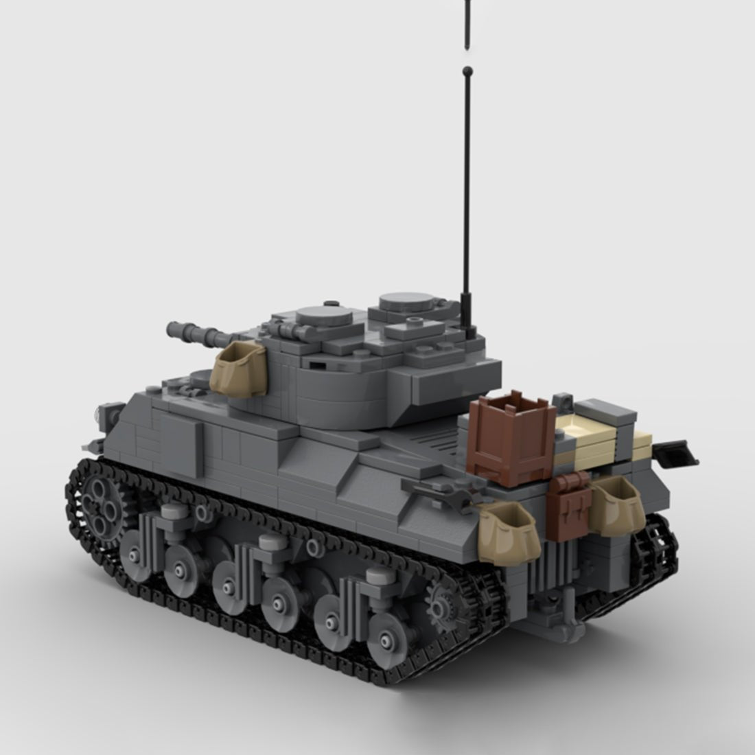 MOC - 150341 M4 sherman Klemmbausteine - LesDiy - Klemmbausteine