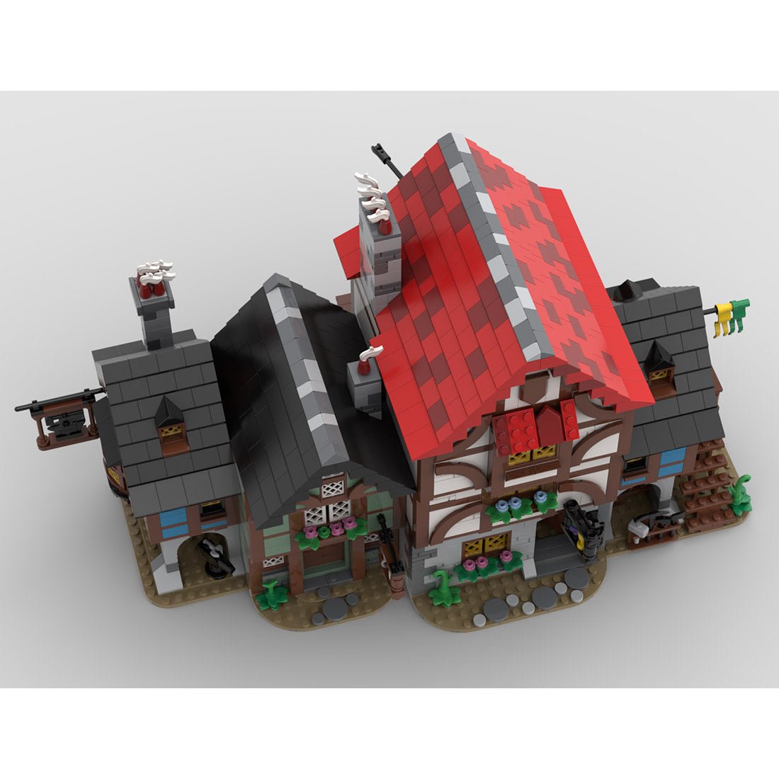 MOC - 150889 Medieval Alley Klemmbausteine - LesDiy - Klemmbausteine