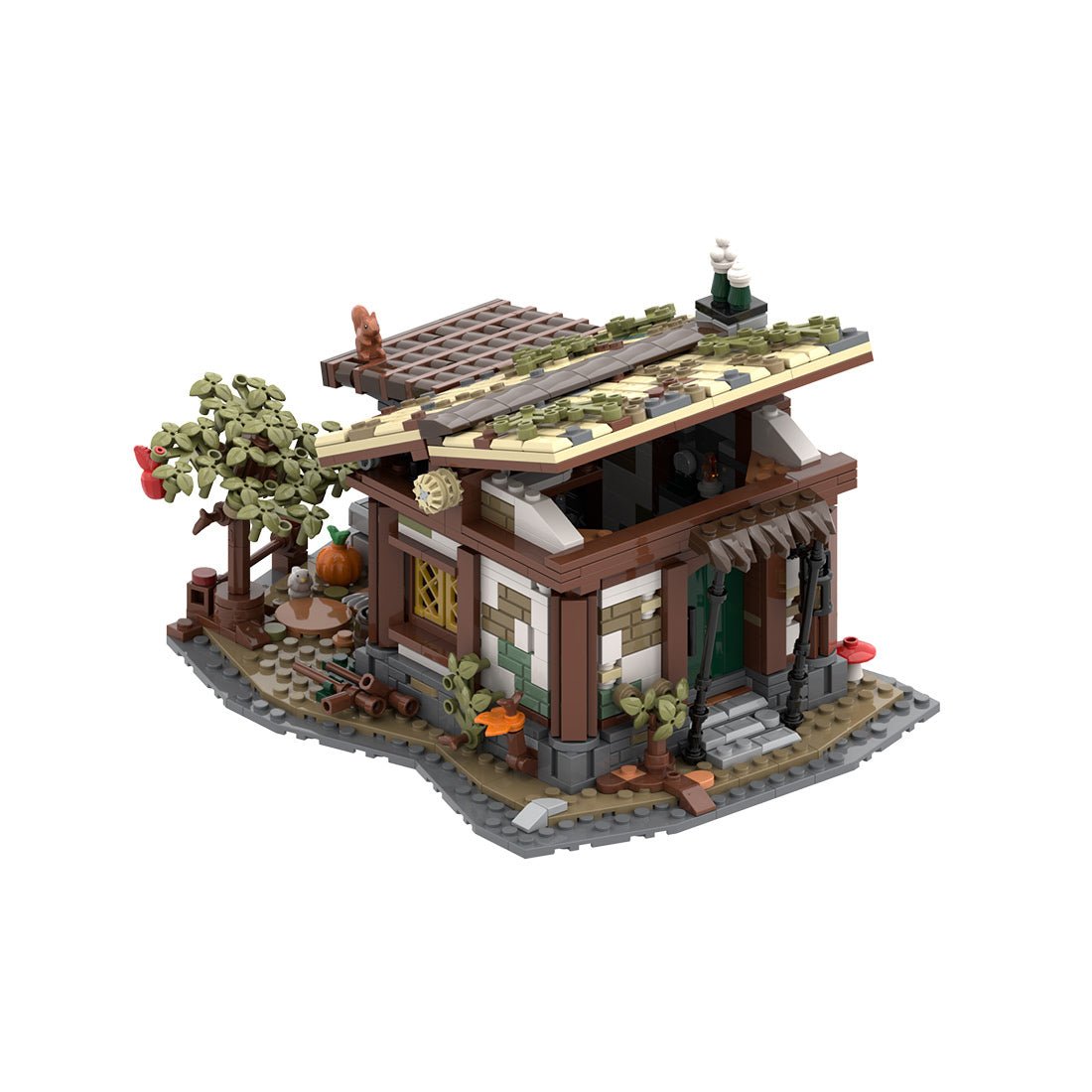 MOC - 150993 A HUT NEXT DOOR Klemmbausteine - LesDiy - Klemmbausteine