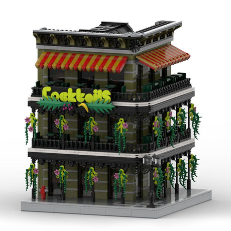 MOC - 151021 New Orleans Cocktail Bar Klemmbausteine - LesDiy - Klemmbausteine