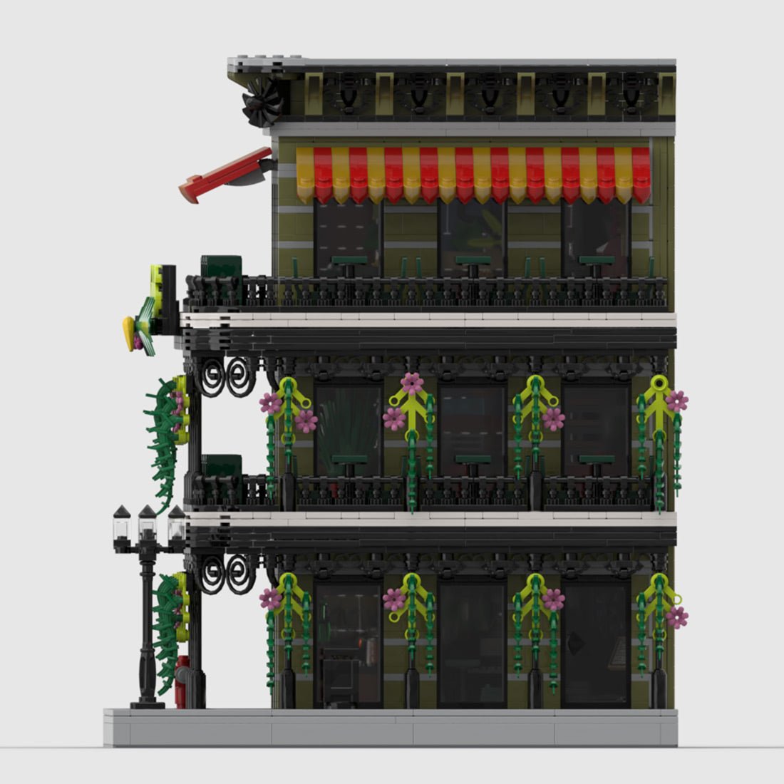 MOC - 151021 New Orleans Cocktail Bar Klemmbausteine - LesDiy - Klemmbausteine