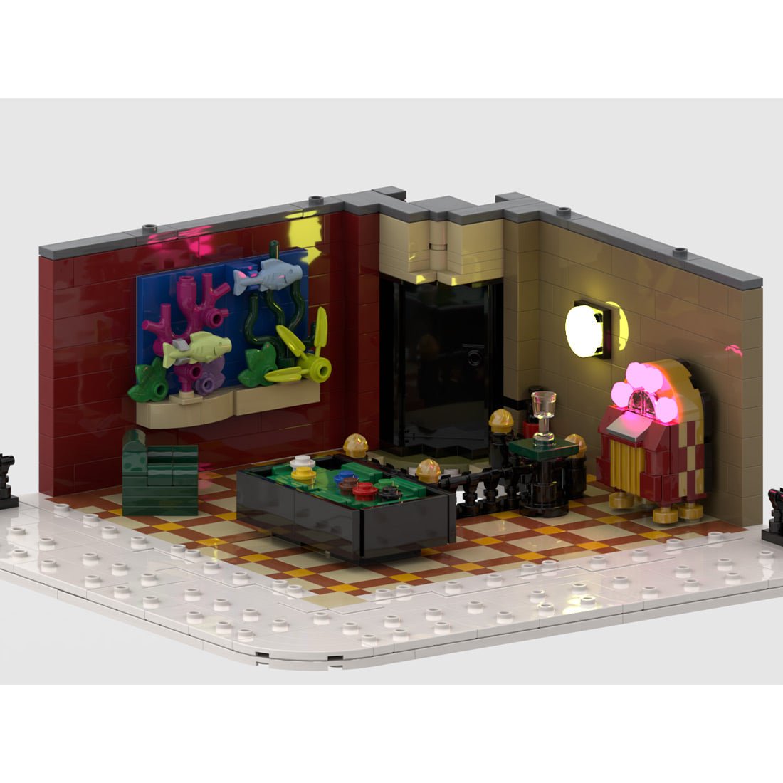 MOC - 151021 New Orleans Cocktail Bar Klemmbausteine - LesDiy - Klemmbausteine