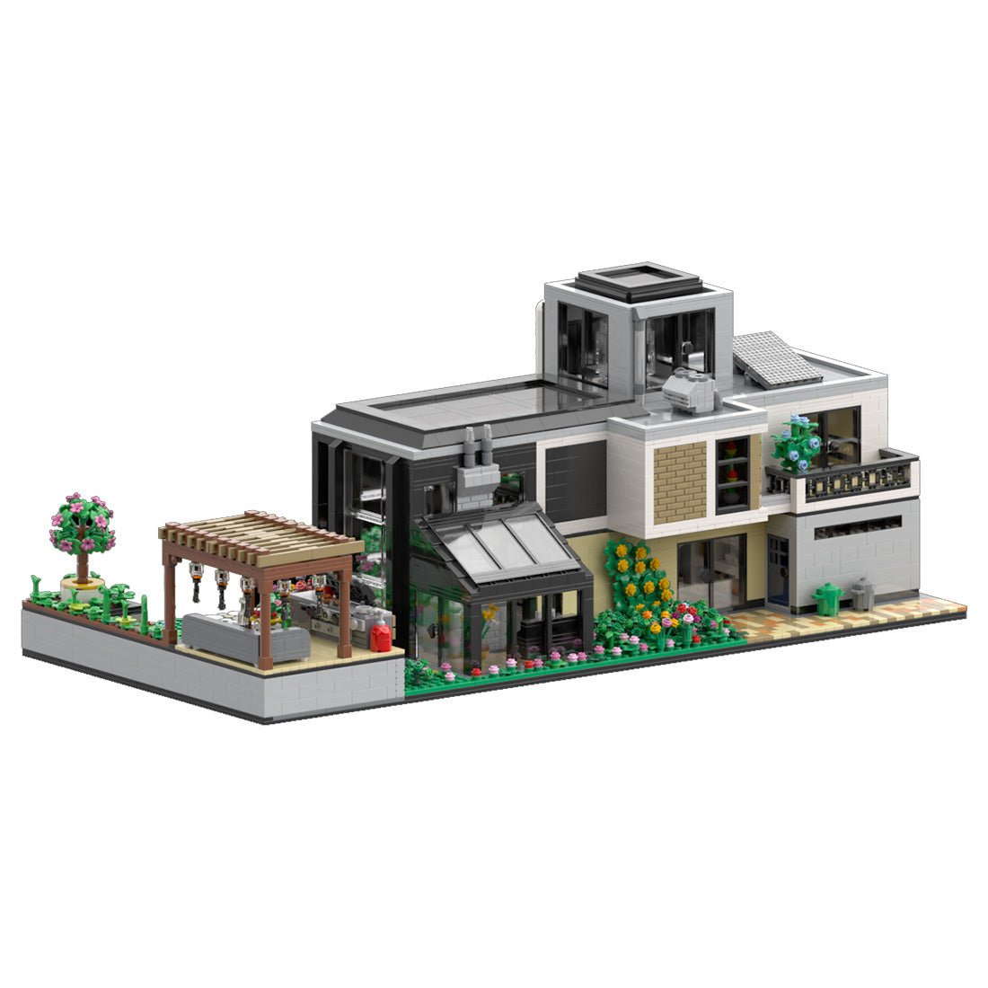 MOC - 151755 The Glass House - LesDiy - Klemmbausteine