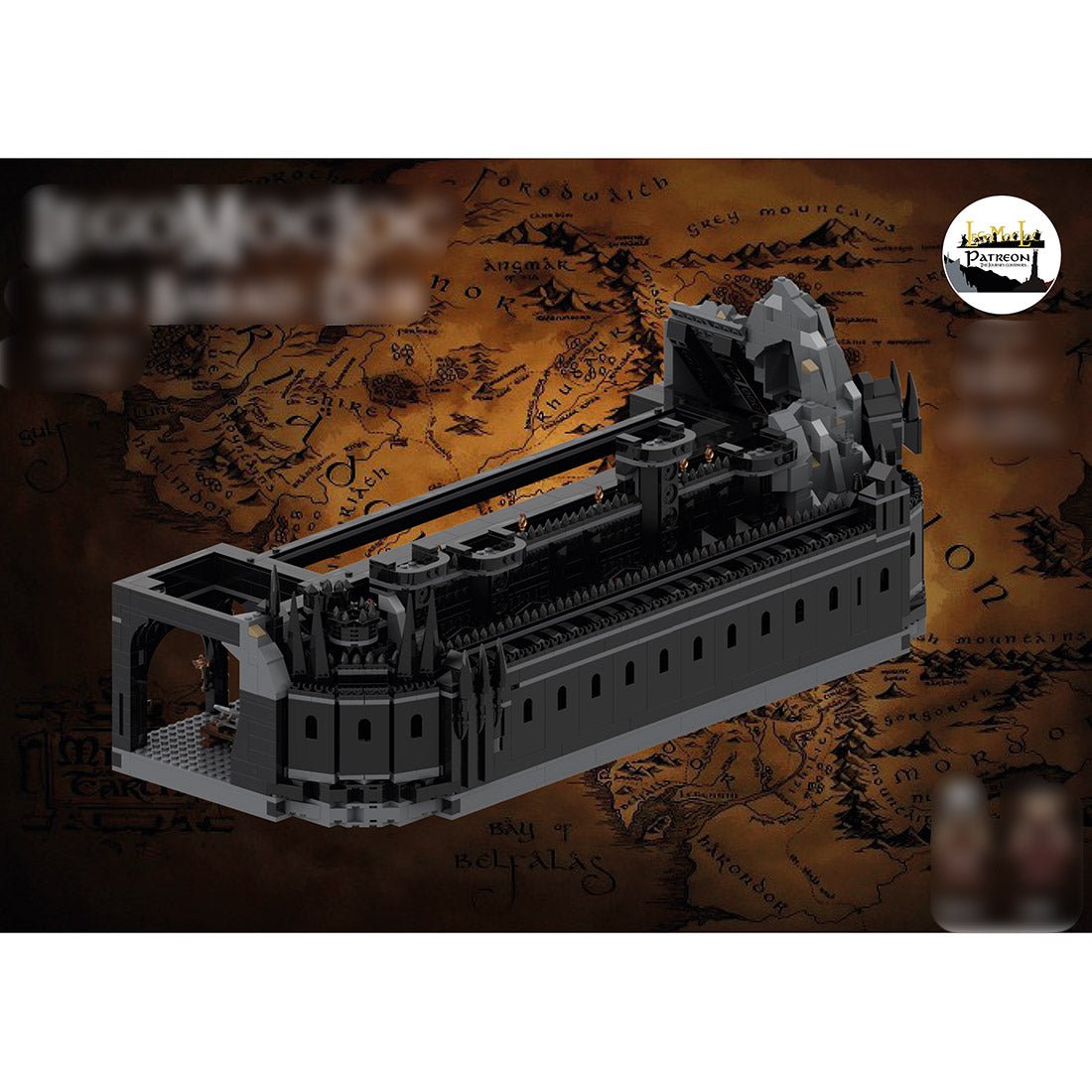 MOC - 152338 UCS Barad - Dur part 2/6 Klemmbausteine - LesDiy - Klemmbausteine