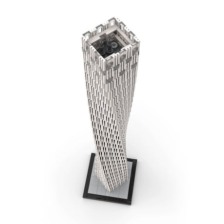 MOC - 152436 Cayan Tower (Infinity Tower) Dubai Maßstab 1:800 Klemmbausteine - LesDiy - Klemmbausteine