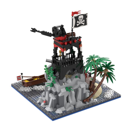 MOC - 152556 Skull Island Remake Klemmbausteine - LesDiy - Klemmbausteine