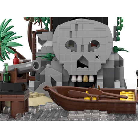 MOC - 152556 Skull Island Remake Klemmbausteine - LesDiy - Klemmbausteine