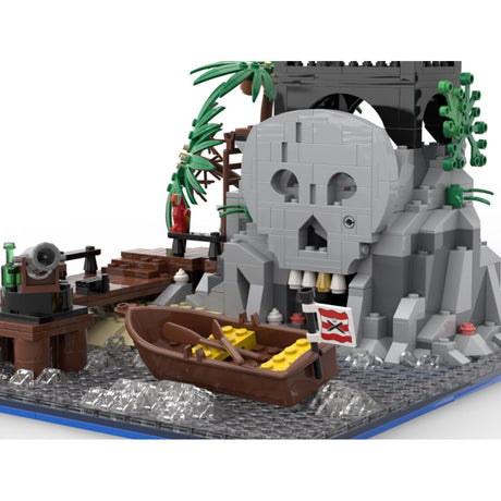 MOC - 152556 Skull Island Remake Klemmbausteine - LesDiy - Klemmbausteine