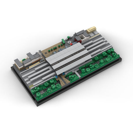 MOC - 152705 Erfurt Central Station Klemmbausteine - LesDiy - Klemmbausteine