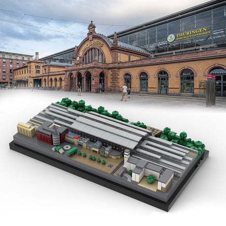 MOC - 152705 Erfurt Central Station Klemmbausteine - LesDiy - Klemmbausteine