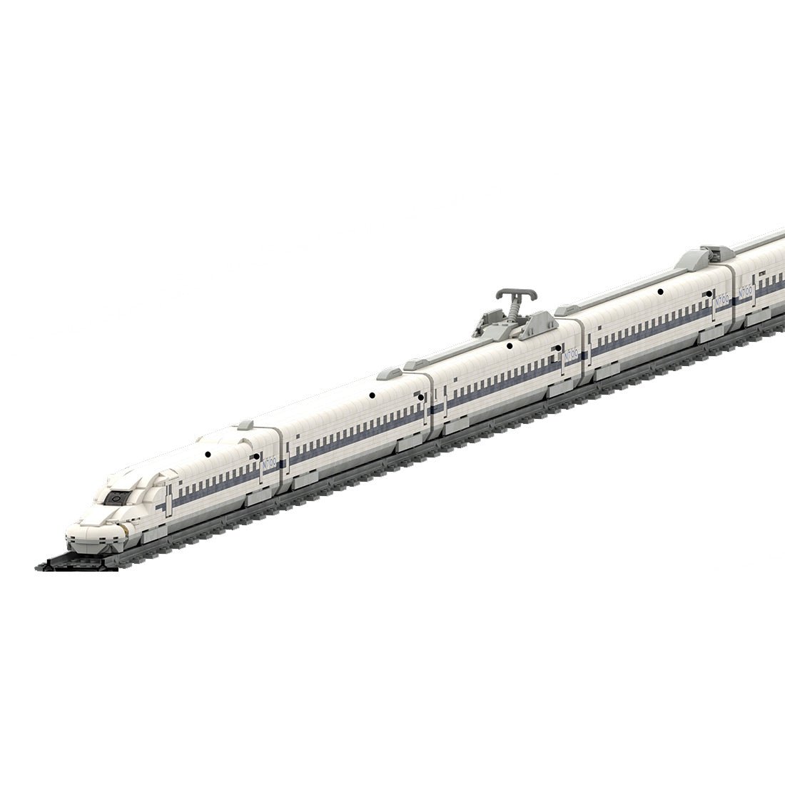 MOC - 153597 Shinkansen N700 | Bullet Train - 1:70 Scale Klemmbausteine - LesDiy - Klemmbausteine