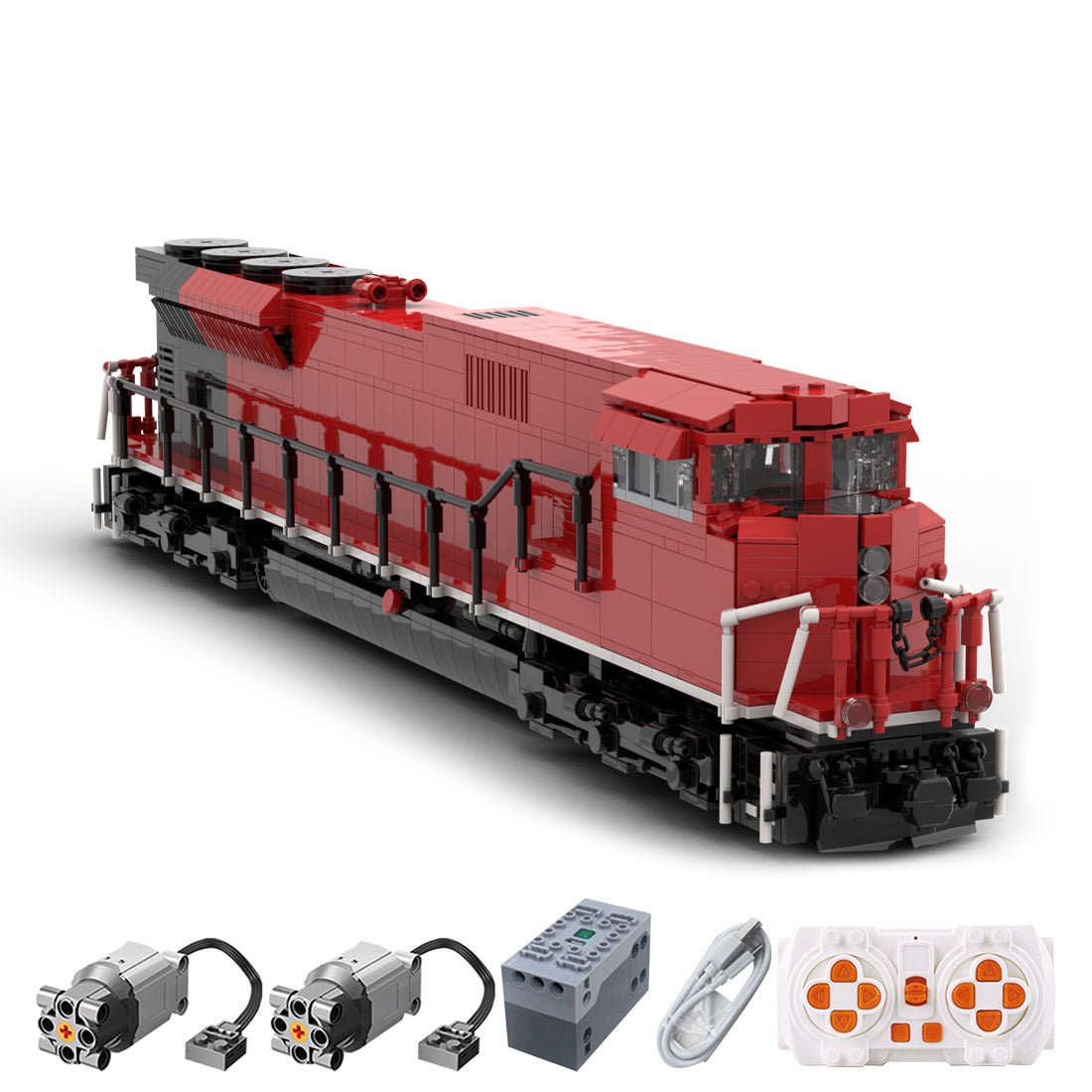 MOC - 154371 Canadian Pacific CPKC SD70ACU Klemmbausteine - LesDiy - Klemmbausteine