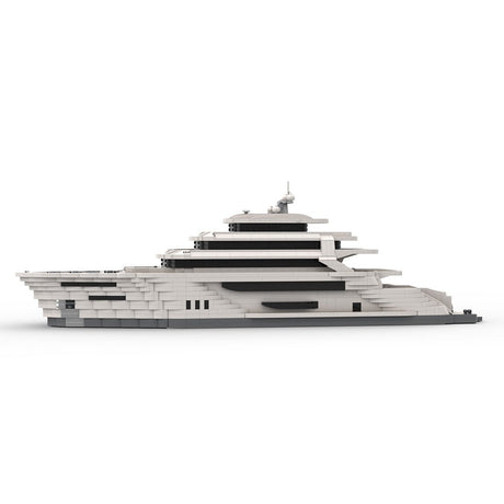 MOC - 154458 Large Super Luxury Yacht Klemmbausteine - LesDiy - Klemmbausteine