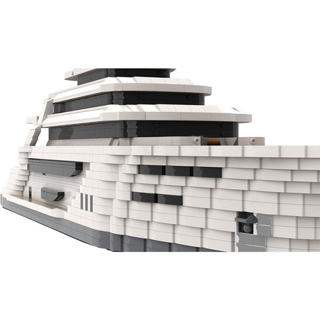 MOC - 154458 Large Super Luxury Yacht Klemmbausteine - LesDiy - Klemmbausteine