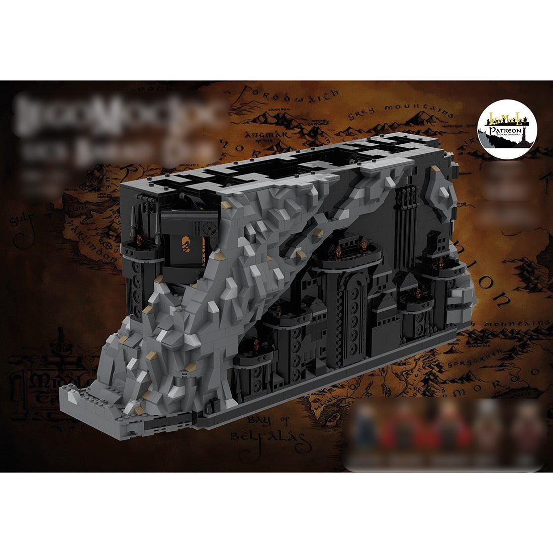 MOC - 155017 UCS Barad - Dur part 3/6 Klemmbausteine - LesDiy - Klemmbausteine