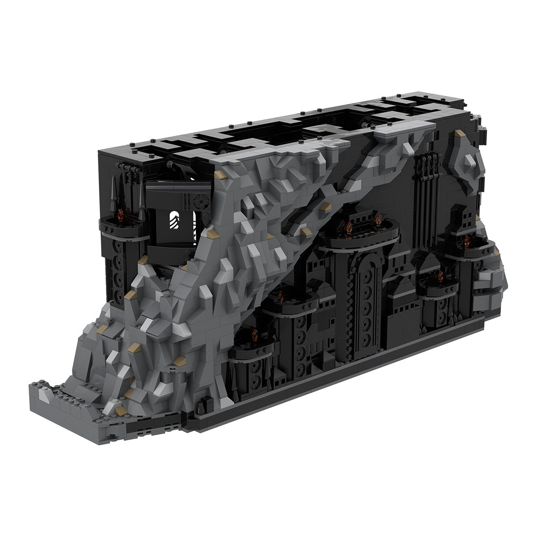 MOC - 155017 UCS Barad - Dur part 3/6 Klemmbausteine - LesDiy - Klemmbausteine