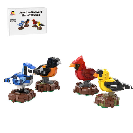 MOC - 155504 American Backyard Birds Collection 1 Klemmbausteine - LesDiy - Klemmbausteine