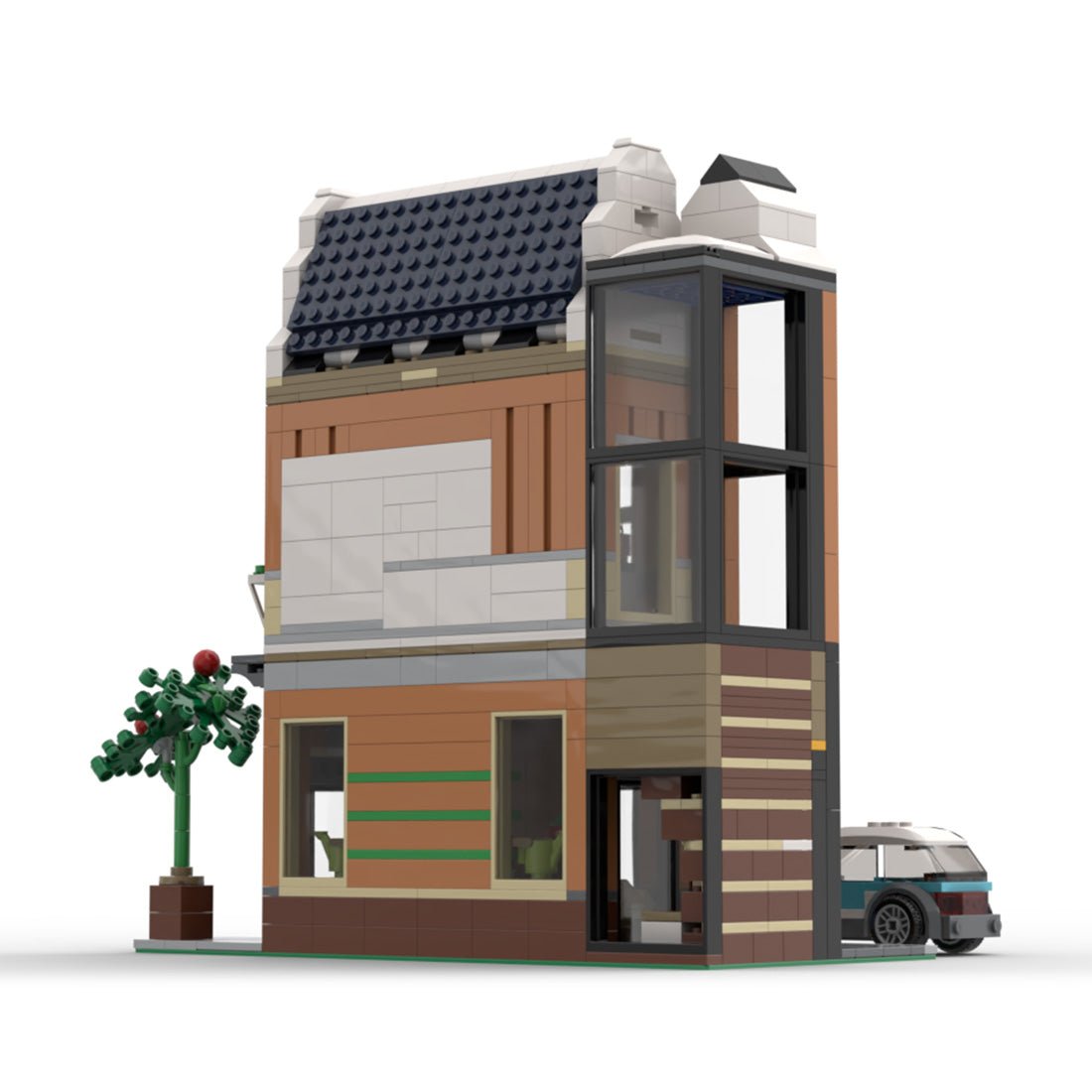 MOC - 155543 Farmer's Store Klemmbausteine - LesDiy - Klemmbausteine