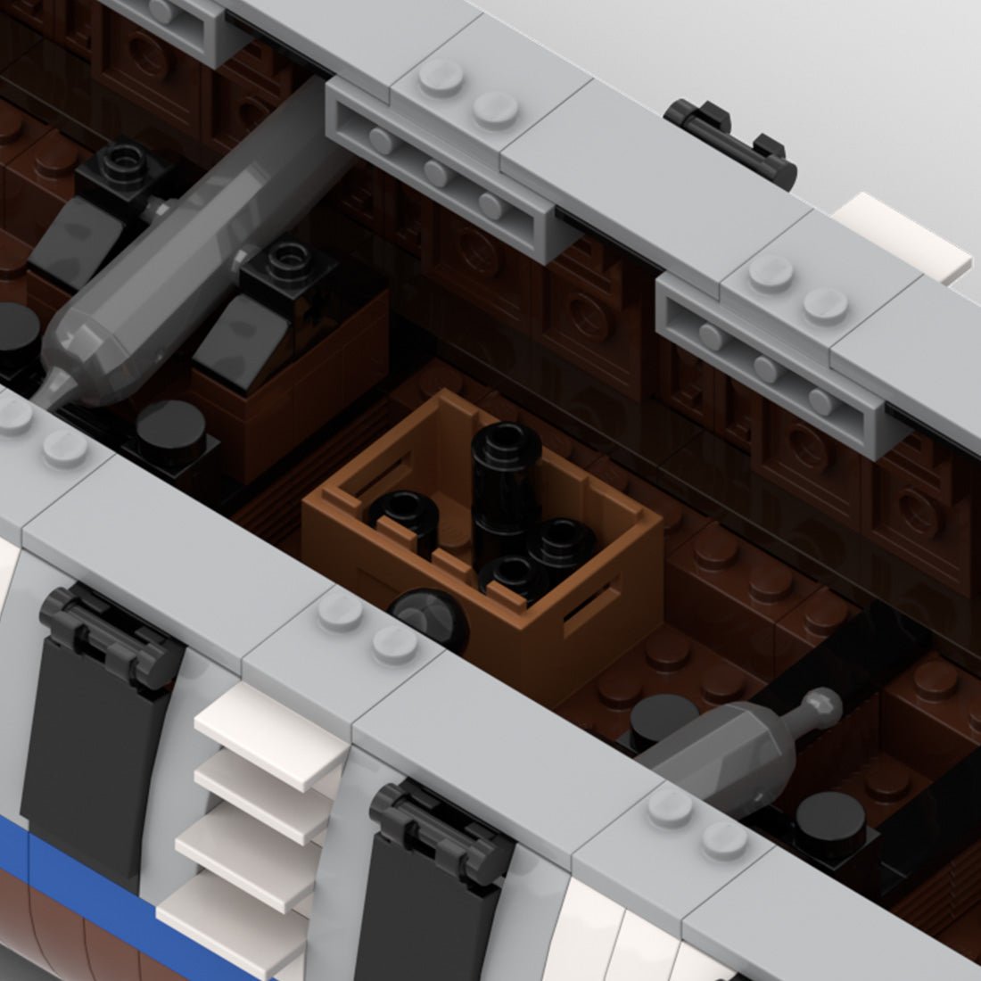 MOC - 155721 Merchant Ship Klemmbausteine - LesDiy - Klemmbausteine